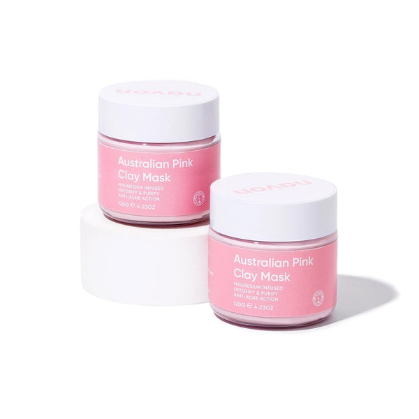 Twin Pack Australian Pink Clay Mask - Navon